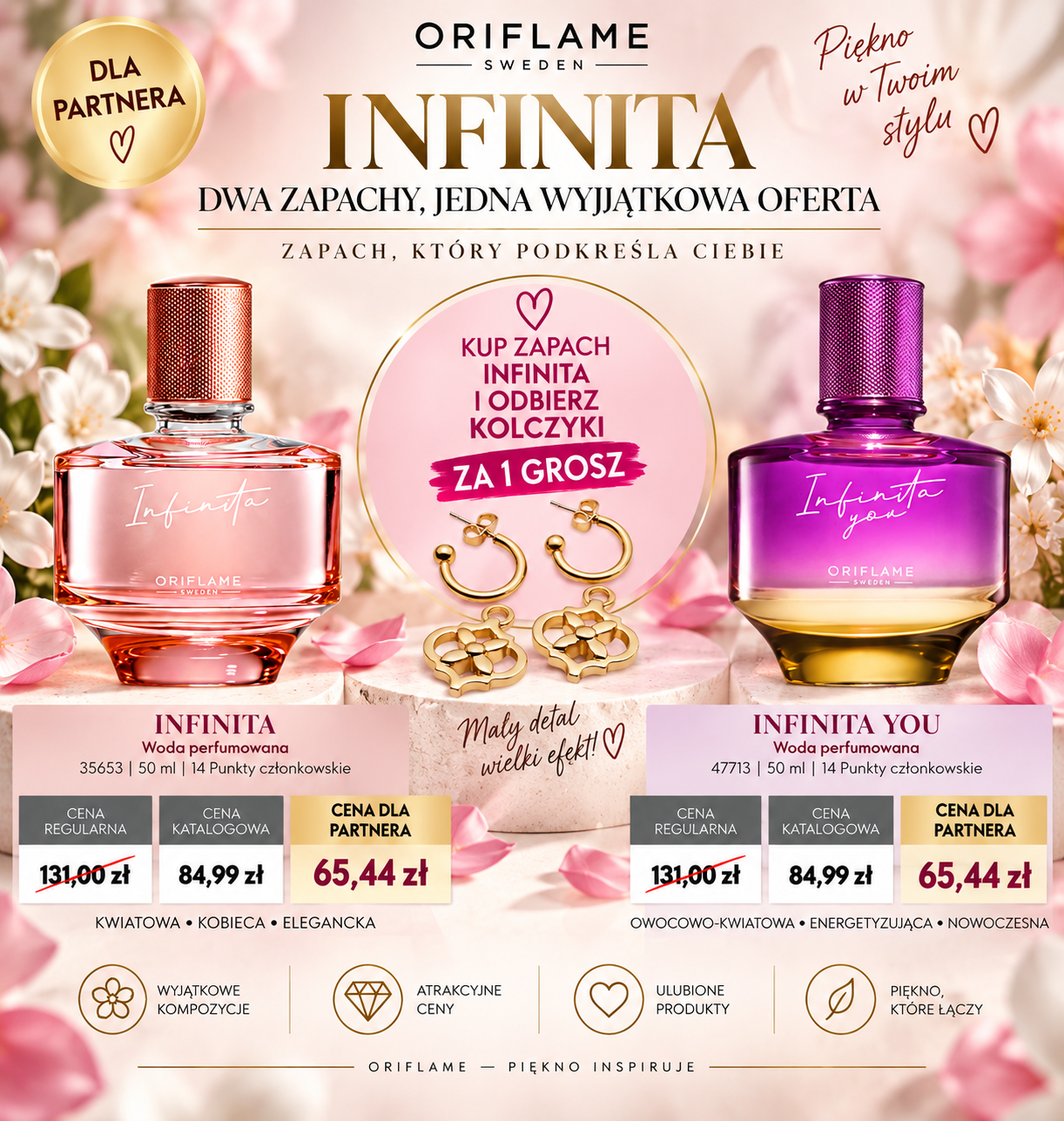 Promocja dla Partnerów Biznesowych Oriflame — oferta 23