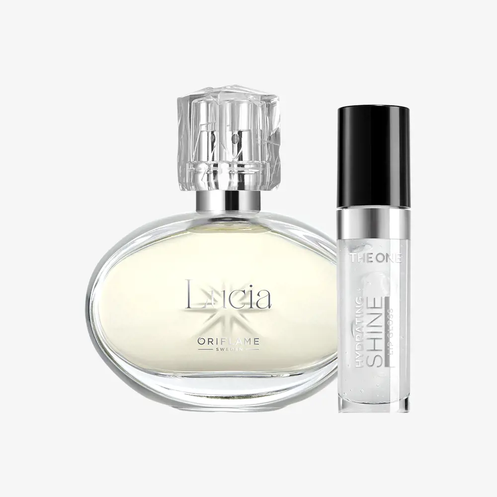 Zestaw zapach Lucia + błyszczyk The One Shine — gratis