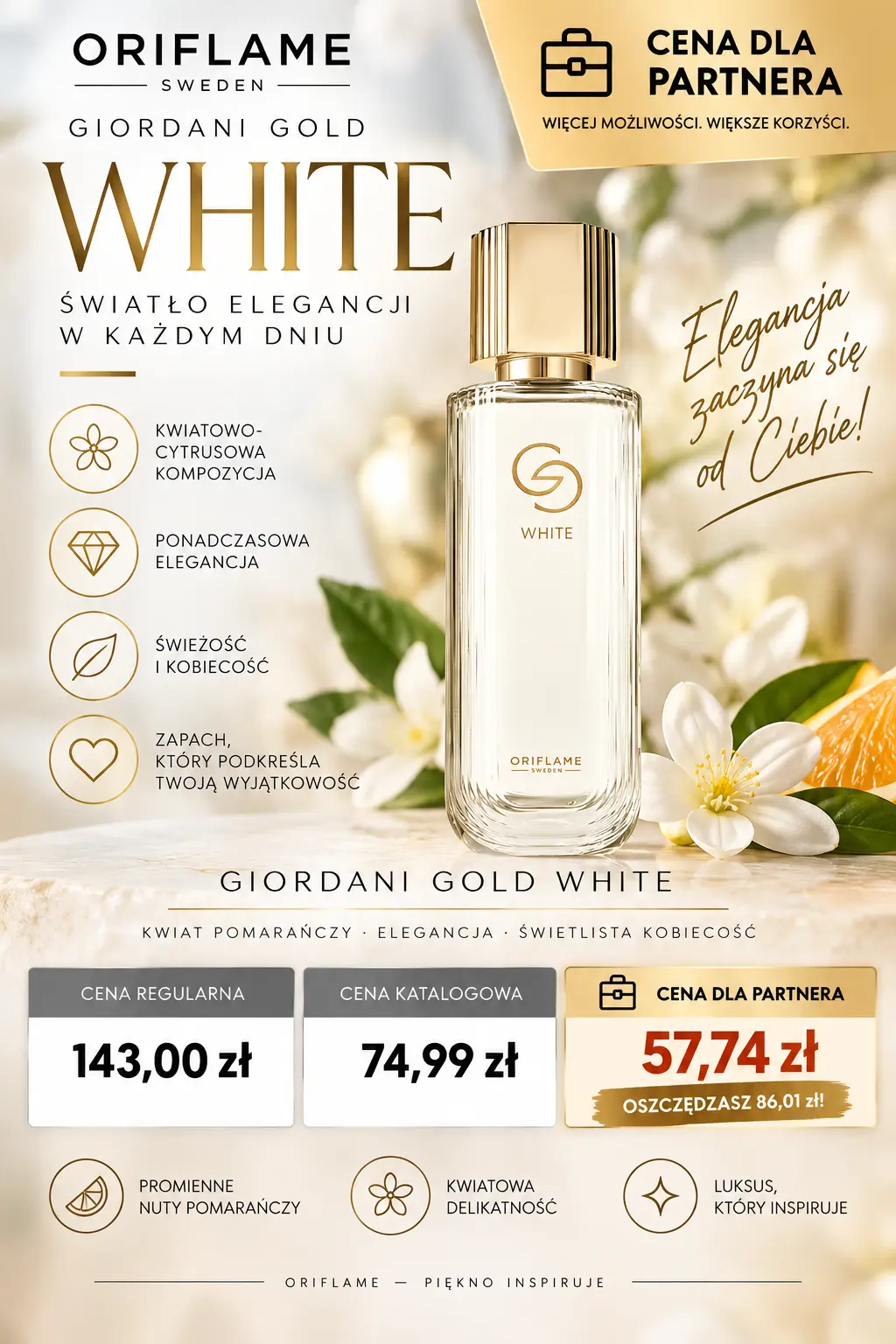 Promocja dla Partnerów Biznesowych Oriflame — oferta 15