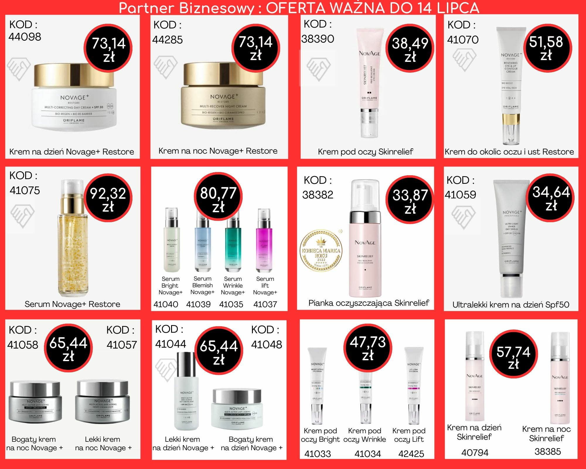 Partner — Novage+ Restore i Skinrelief
