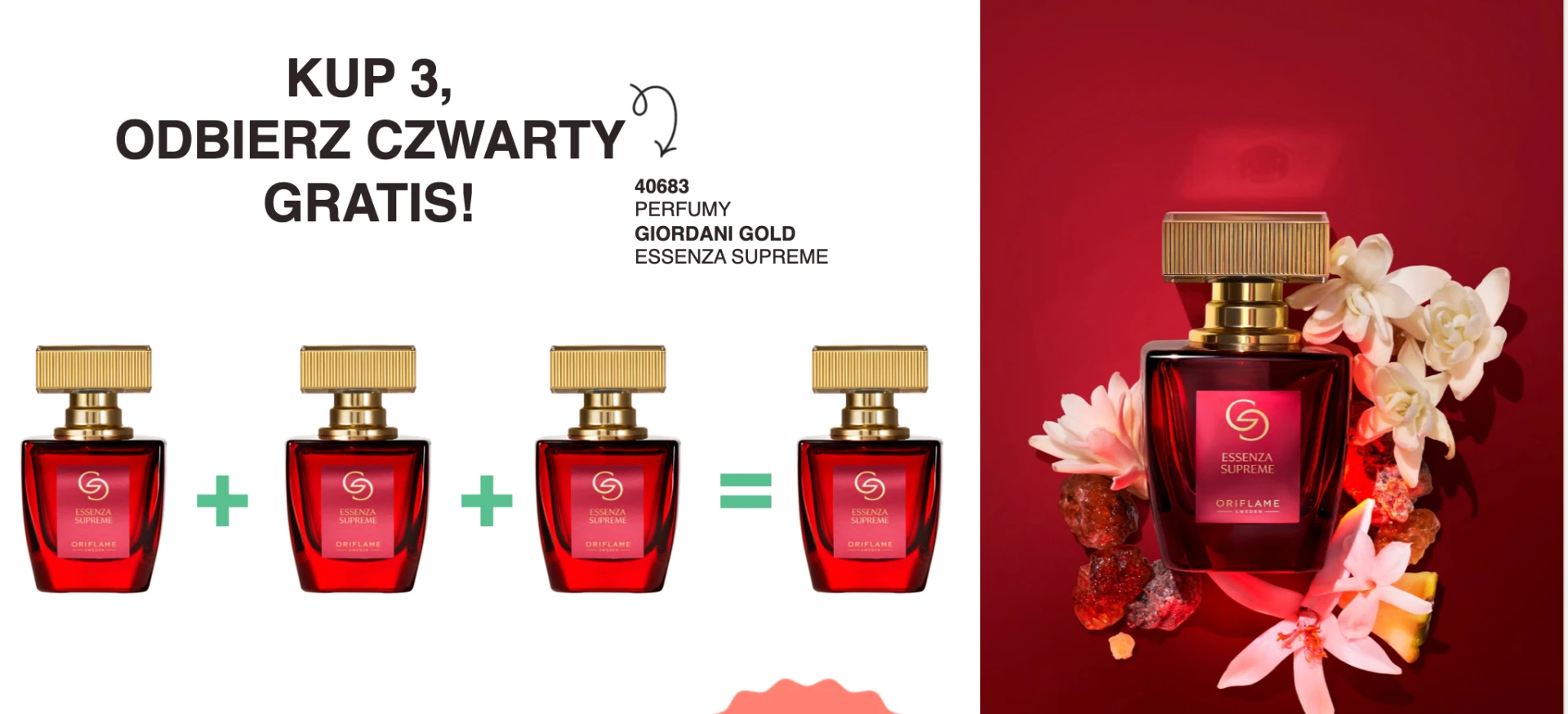 Giordani Gold Essenza Supreme — kup 3, czwarty gratis (Partner)