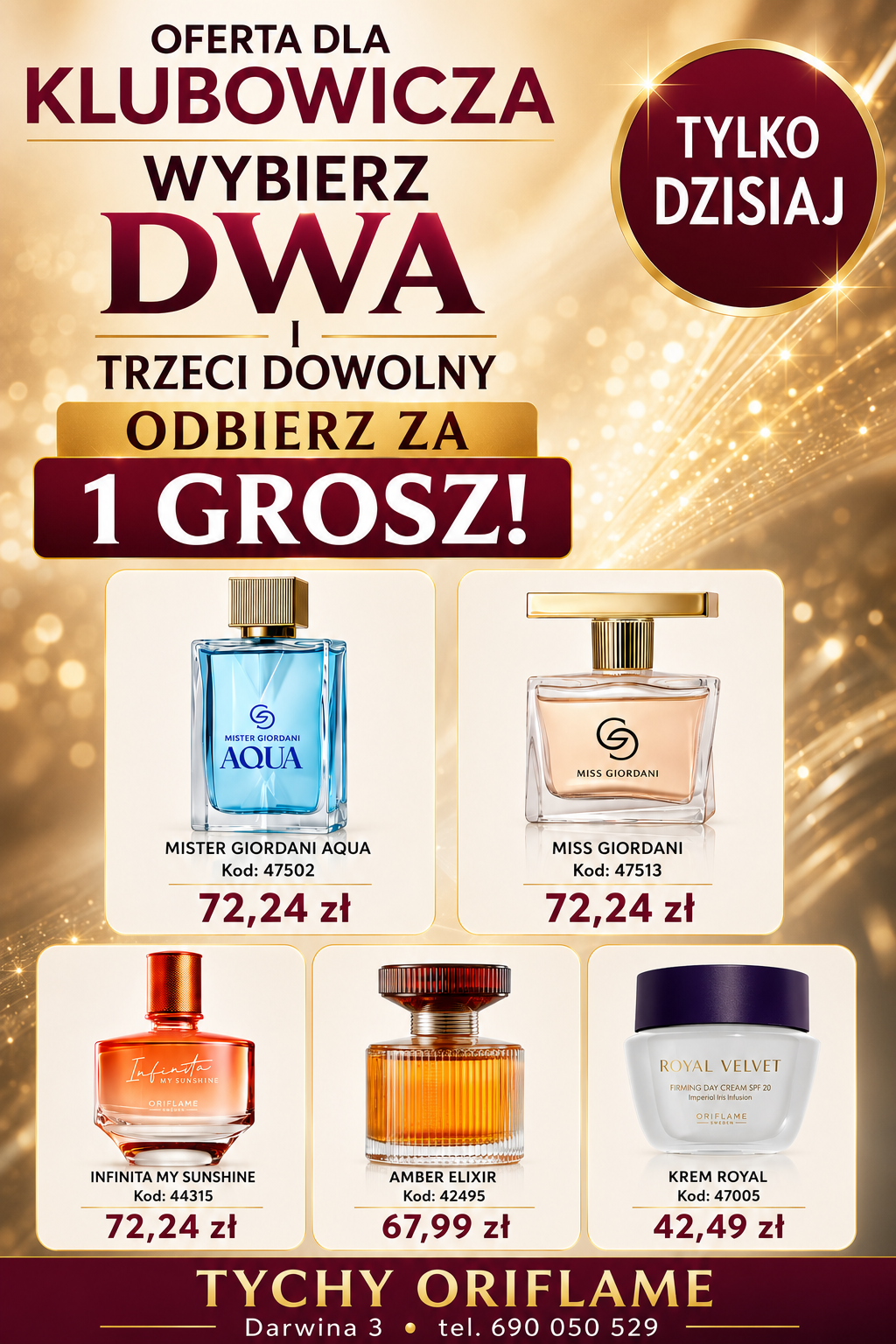 Last minute dla Klubowicza — wybierz dwa produkty, trzeci za 1 grosz