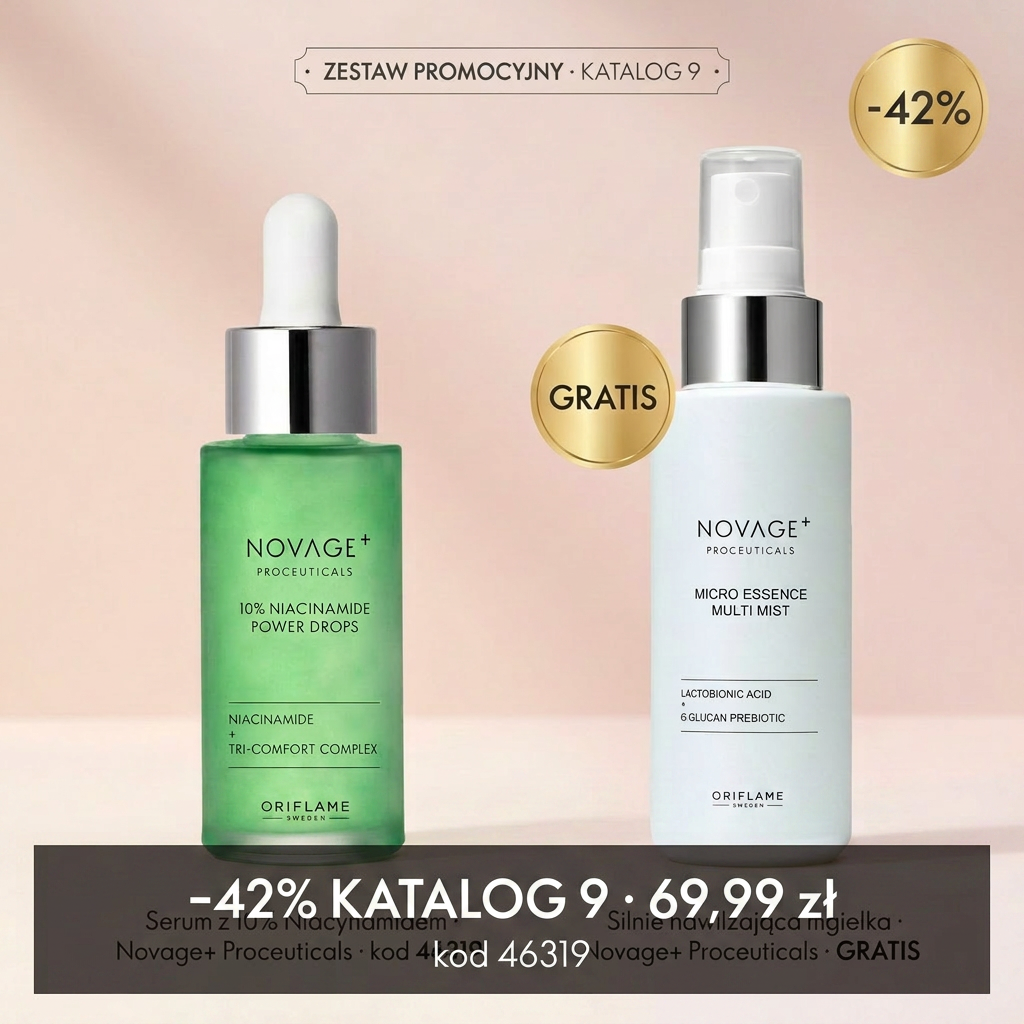 Cena katalogowa — Serum 10% Niacynamid Novage+ 69,99 zł